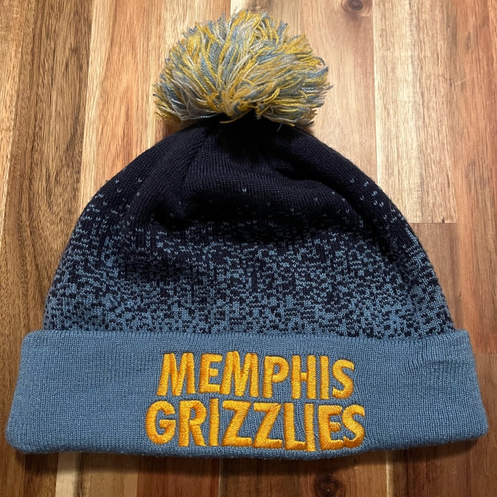 Memphis Grizzlies NBA Mitchell & Ness beanie knit winter hat cap